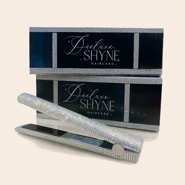 Crystal styling hair straightener White / Silver